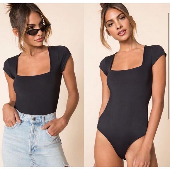 Free People Tops - NWT Free People Square Eyes Bodysuit